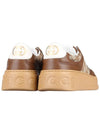 Men's GG Supreme Canvas Low Top Sneakers Brown Beige - GUCCI - 6