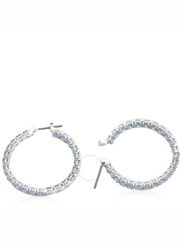 Matrix Hoop Earrings Blue - SWAROVSKI - BALAAN 4