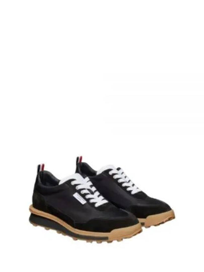 Alumni Eco Nylon Sneaker Black - THOM BROWNE - BALAAN 2