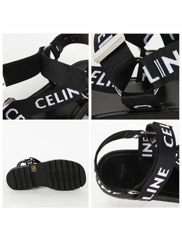 Leo Strappy Sandals Black - CELINE - BALAAN 5