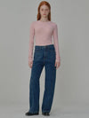 Low Rise Wide Denim Pants Deep Blue - OPENING SUNSHINE - BALAAN 2