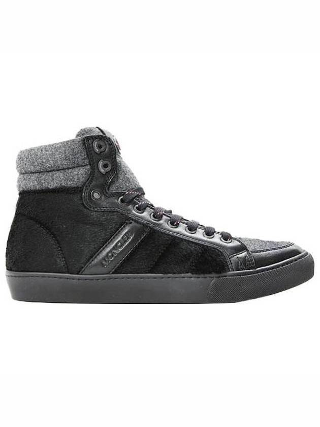 Songchi high-top sneakers black - MONCLER - BALAAN.