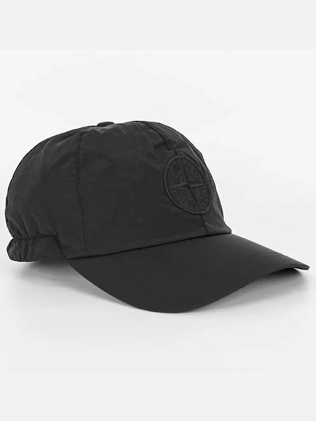 Nylon Logo Ball Cap Black - STONE ISLAND - BALAAN 2