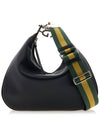 Attach Large Leather Shoulder Bag Black - GUCCI - BALAAN 3