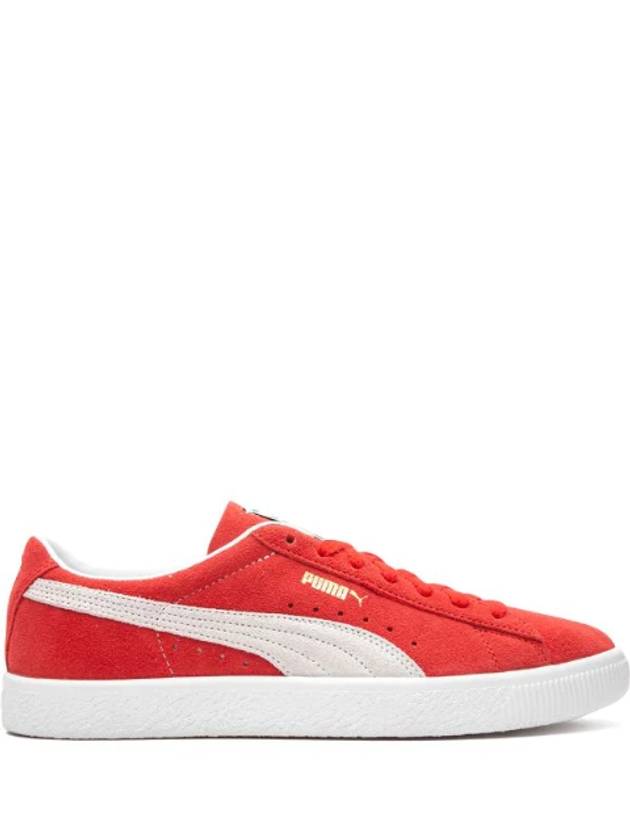 Vintage Suede Low Top Sneakers High Risk Red - PUMA - BALAAN 1