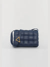 Gold Padded Cassette Cross Bag Navy - BOTTEGA VENETA - BALAAN 4