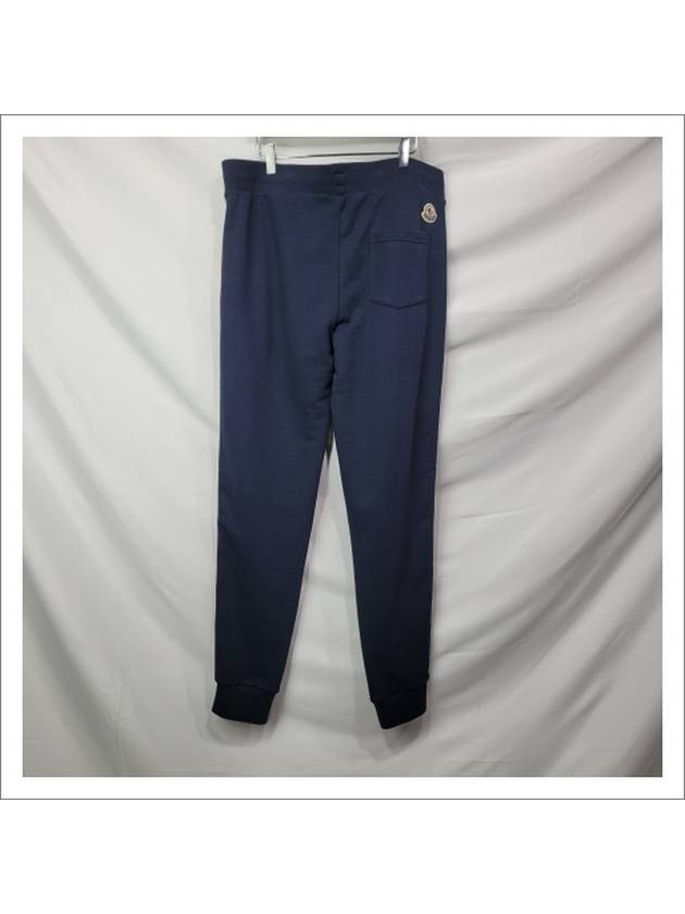 Men's Side Stripe Track Pants Navy - MONCLER - BALAAN 3