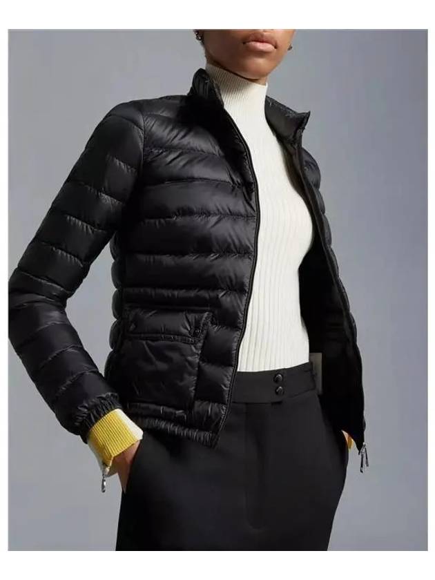 Lans Short Down Jacket Black - MONCLER - BALAAN 4