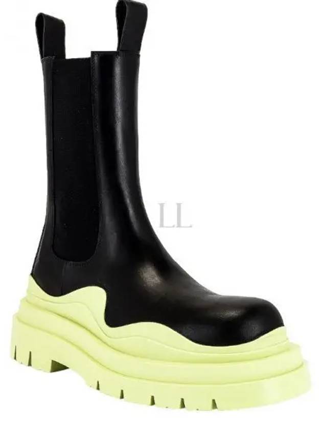 Tire Chelsea Boots Black Yellow - BOTTEGA VENETA - BALAAN 2