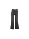 Straight Denim Jeans Used Black - AMI - BALAAN 1