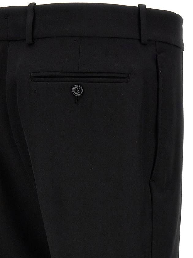 Men's Tailored Cigarette Straight Pants Black - ALEXANDER MCQUEEN - BALAAN 5