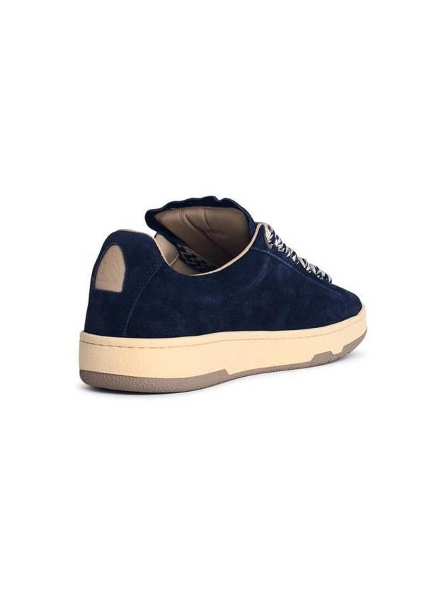 Lanvin 'Curb Lite' Navy Suede Sneakers - LANVIN - BALAAN 3