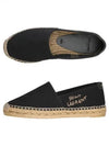 Women's Monogram Espadrilles Black - SAINT LAURENT - BALAAN 2