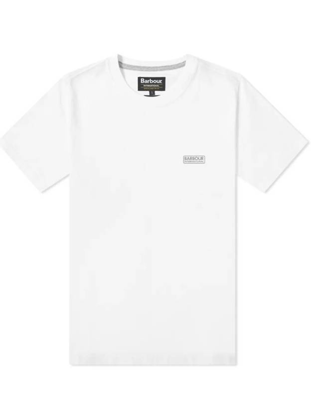 Men's International Small Logo Short Sleeve T-Shirt White - BARBOUR - BALAAN 2