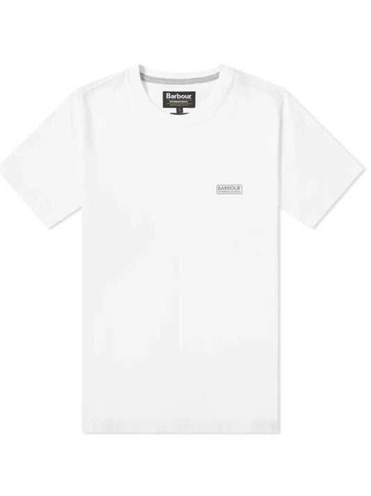 Men's International Small Logo Short Sleeve T-Shirt White - BARBOUR - BALAAN 2