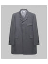 Coat Super 120 Count Twill Classic Chesterfield MOC005A 00626 035 - THOM BROWNE - BALAAN 1