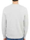 Men's Crew Neck Classic Wool Knit Top Grey - THEORY - BALAAN 5