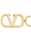 V Logo Signature Key Holder Gold - VALENTINO - BALAAN 8