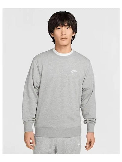 Club French Terry Crew Sweatshirt Dark Grey - NIKE - BALAAN 2