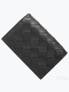 Intrecciato Card Wallet Black - BOTTEGA VENETA - BALAAN 2