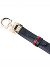 Reversible Gancini Leather Belt Black Lipstick Red - SALVATORE FERRAGAMO - BALAAN 8