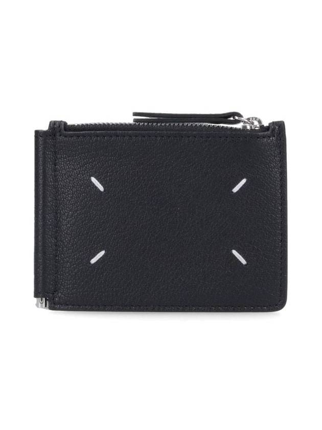 4 Stitch Slim Card Wallet Black - MAISON MARGIELA - BALAAN 2