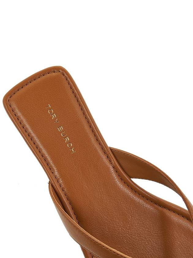 tongue strap leather flip flops - TORY BURCH - BALAAN 8