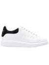 Oversole Studded Tab Leather Low Top Sneakers White - ALEXANDER MCQUEEN - BALAAN 1