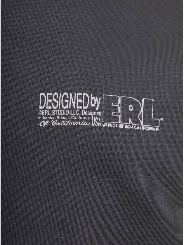 Grey Pullover With Printed Logo In Cotton Unisex - ERL - BALAAN 3