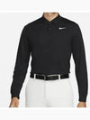 Dri Fit Victory Long Sleeve Polo Shirt Black - NIKE - BALAAN 2