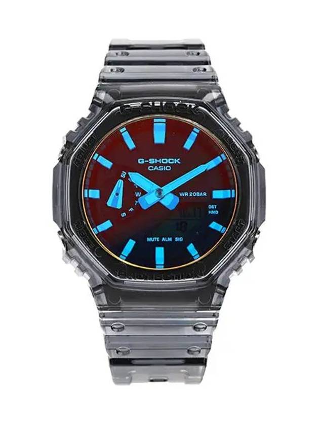 GA 2100TLS 8ADR 8A Big Face Digital Analog Octagon Sports Transparent Men s Urethane Watch - G-SHOCK - BALAAN 2