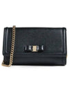 Vara Bow Mini Shoulder Bag Black - SALVATORE FERRAGAMO - BALAAN 11