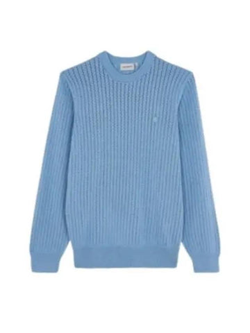 Calen Cotton Knit Top Blue - CARHARTT WIP - BALAAN 1