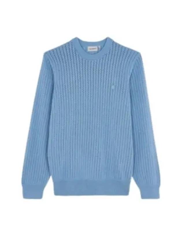 Calen Cotton Knit Top Blue - CARHARTT WIP - BALAAN 1