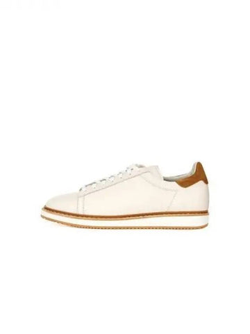 Men s Layered Sole Grainy Sneakers Ivory 270897 - BRUNELLO CUCINELLI - BALAAN 1