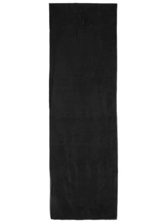 double silk scarf black - OUR LEGACY - BALAAN 1