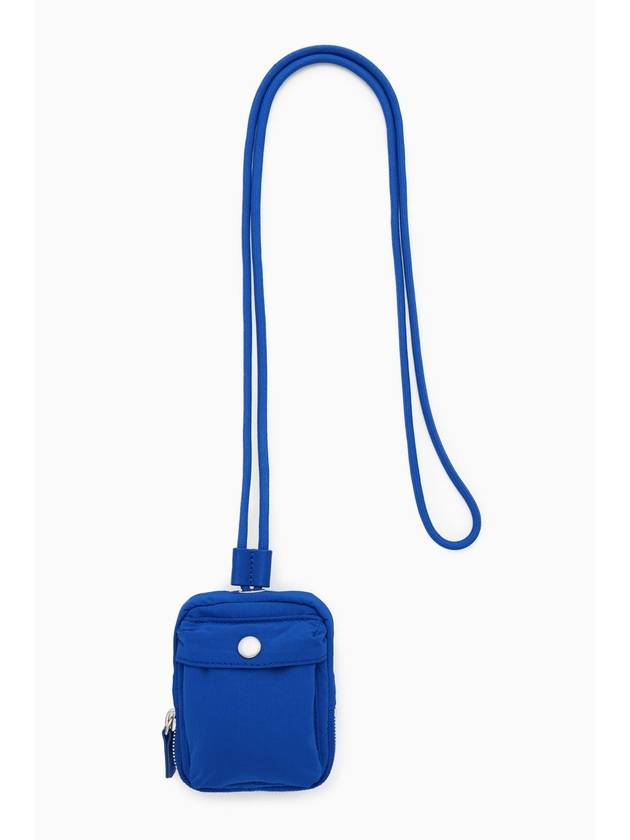 Small Nylon Pouch Cross Bag Blue - COS - BALAAN 1