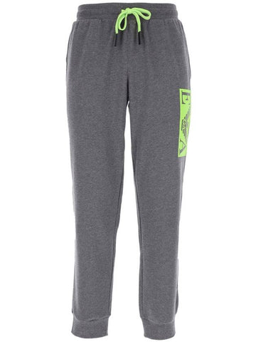 Lounge Logo Trousers Jogger Track Pants Grey - EMPORIO ARMANI - BALAAN 1