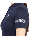 Women's Golf Picket Logo Short Sleeve PK Shirt Navy - HYDROGEN - BALAAN 9