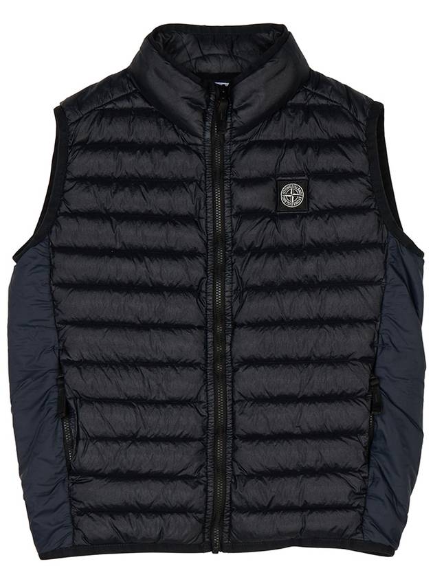 Kids Logo Patch Padded Vest Navy - STONE ISLAND - BALAAN 2