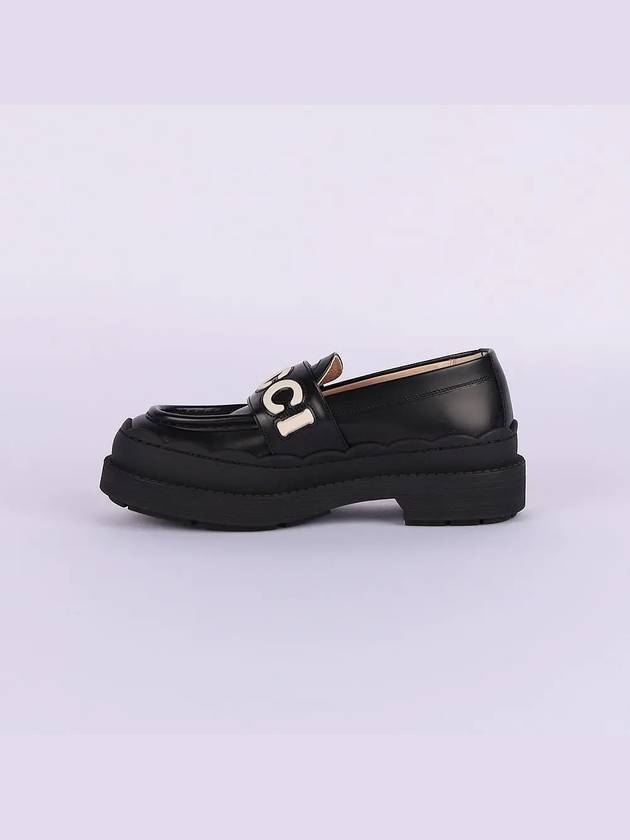 Leather Loafers Black - GUCCI - BALAAN 4