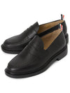 Pebble Grain Rubber Sole Penny Loafer Black - THOM BROWNE - BALAAN 2