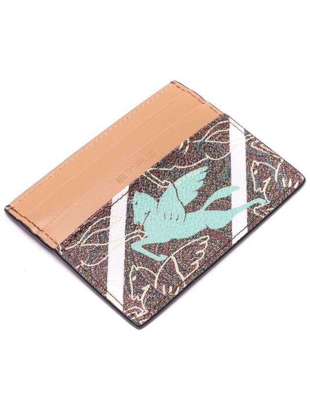 Pegasus Paisley Card Wallet Brown - ETRO - BALAAN 6