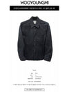 Luminous Jellyfish Back Logo Long Sleeve Shirt Black - WOOYOUNGMI - BALAAN 3