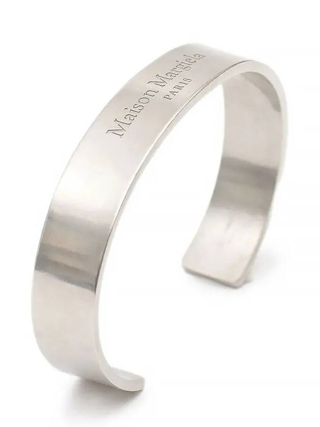 Logo Cuff Bracelet Silver - MAISON MARGIELA - BALAAN 4