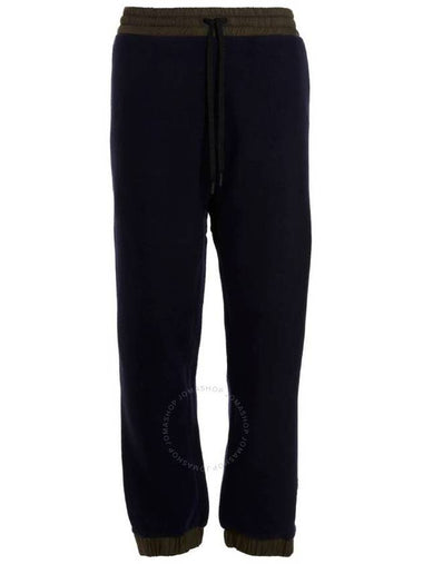 Moncler Grenoble Fleece Track Pants In Dark Navy, Size Large - MONCLER - BALAAN 1