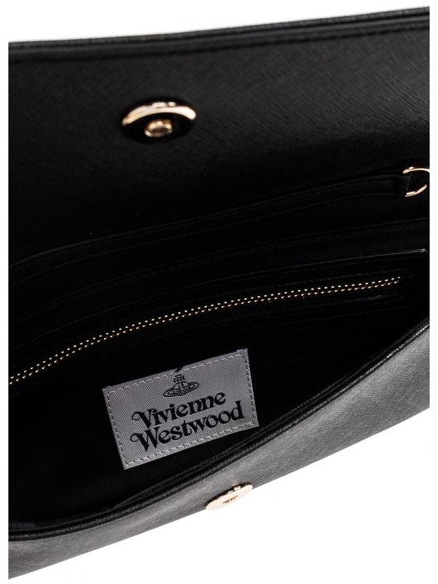 Vivienne Westwood Clutch With Logo, Women's, Black - VIVIENNE WESTWOOD - BALAAN 5