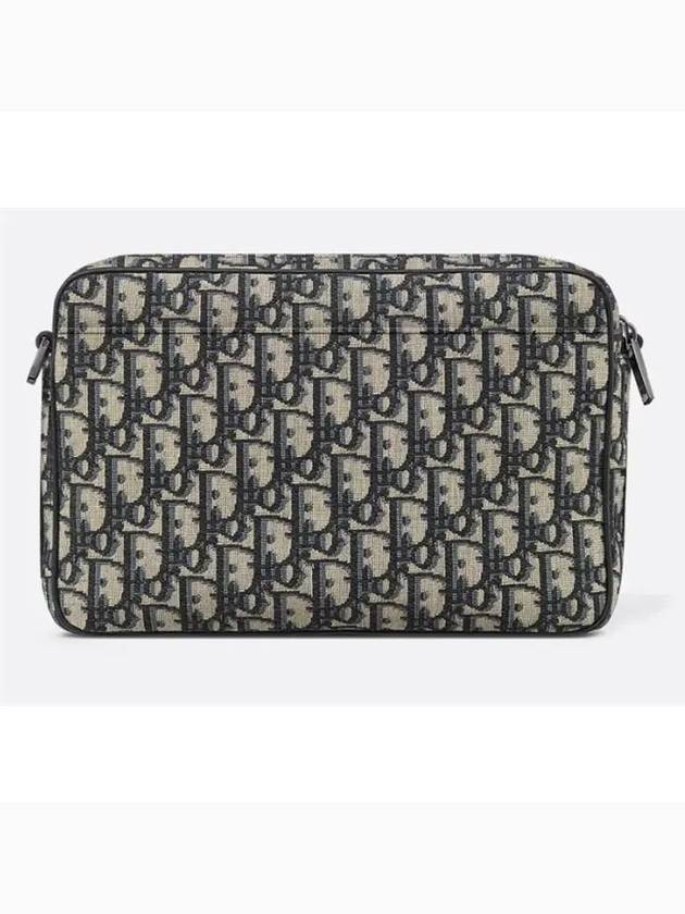 Maxi Safari Strap Cross Bag Black Beige - DIOR - BALAAN 3