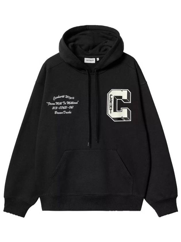 Logo Print Hoodie Black - CARHARTT WIP - BALAAN 2