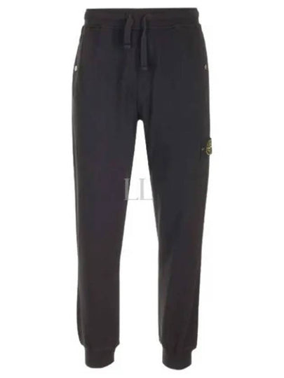 Compass Badge Cotton Track Pants Black - STONE ISLAND - BALAAN 2